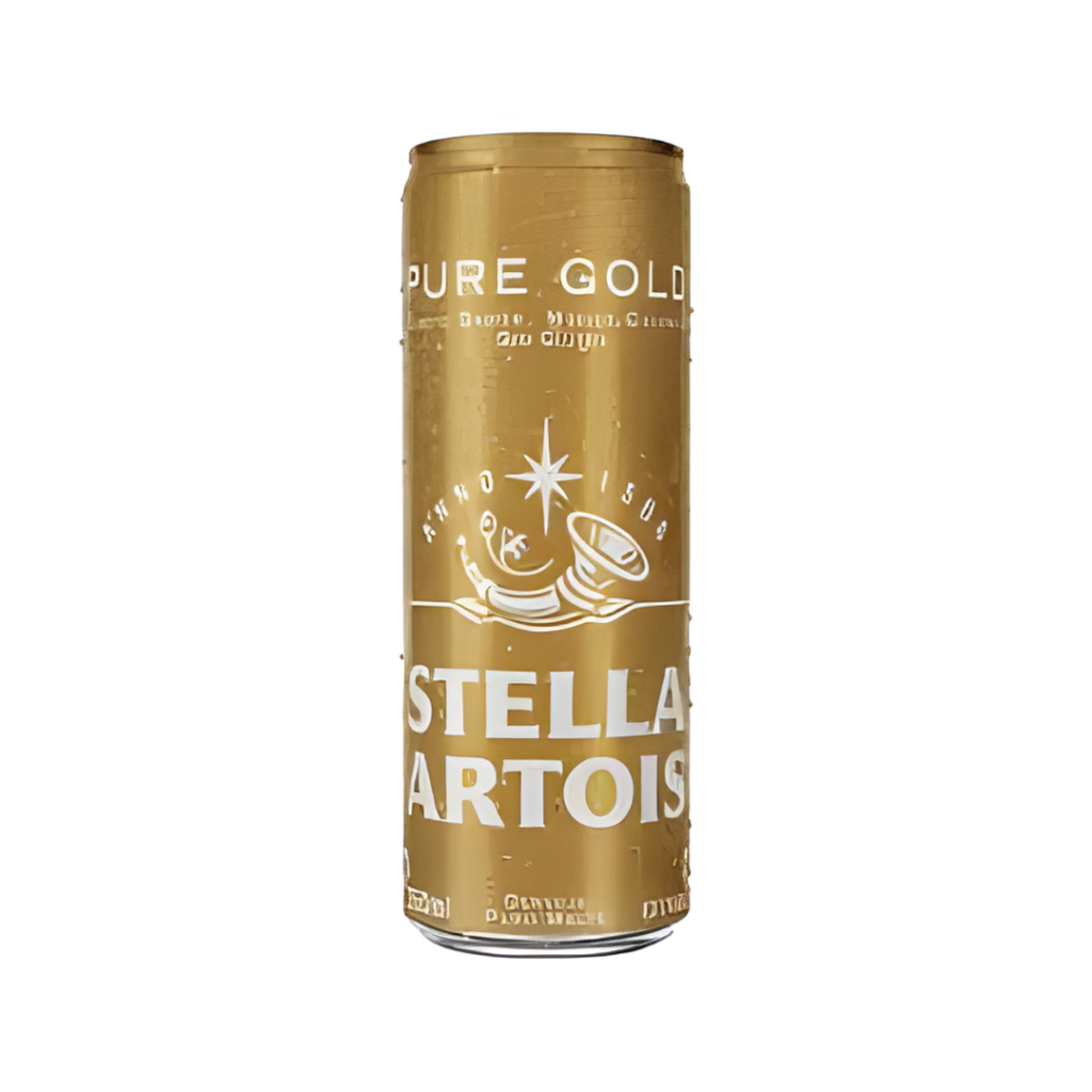 Cerveja Stella Artois Pure Gold - Sem Glúten - lata sleek 350ml