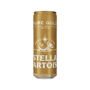 Cerveja Stella Artois Pure Gold - Sem Glúten - lata sleek 350ml