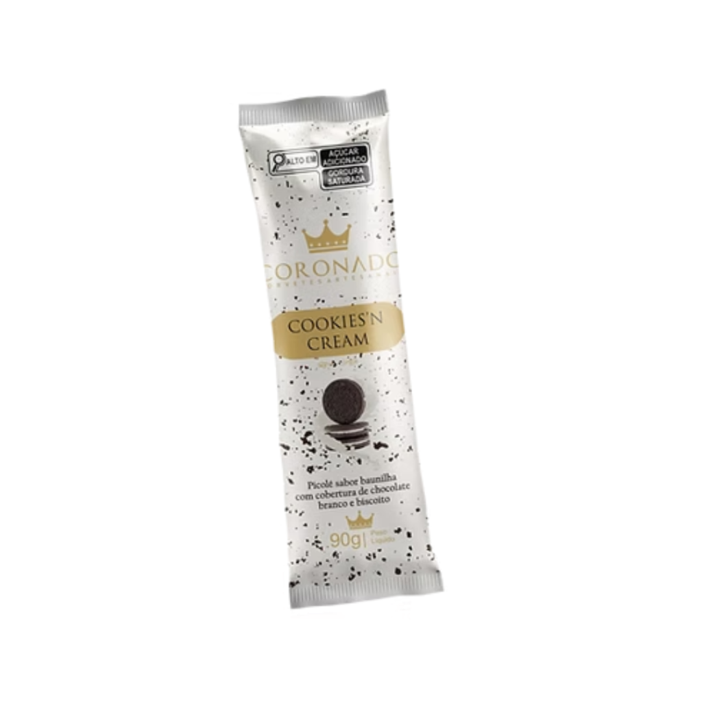 Paleta (Picolé) - Coockies´n Cream