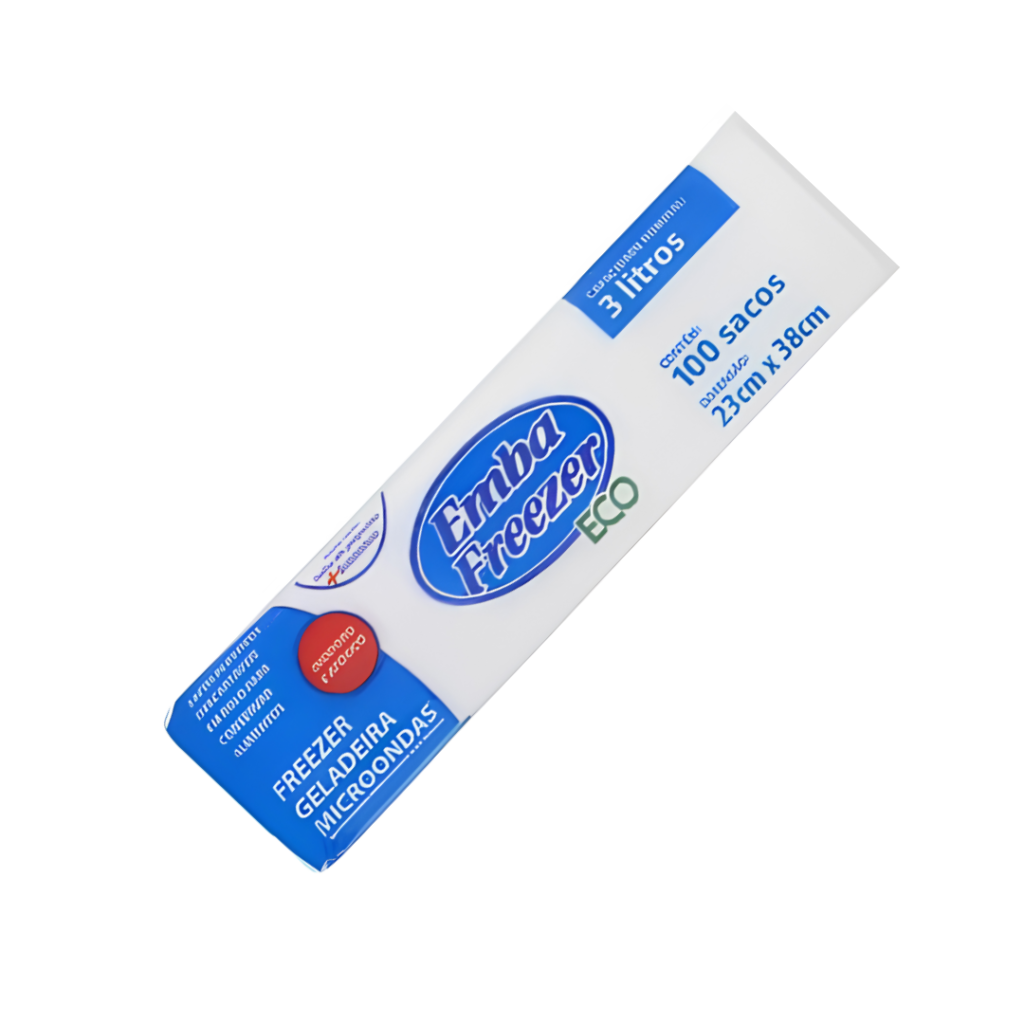Saco para Congelamento Embafreezer 3l 100un