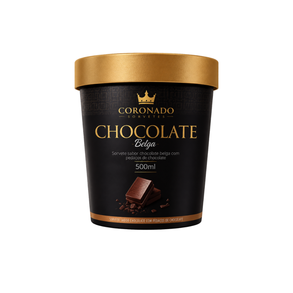 Sorvete Coronado 500ml - Chocolate