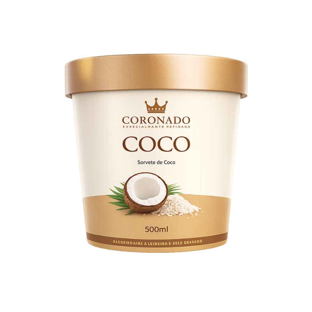 Sorvete Coronado 500ml - Coco