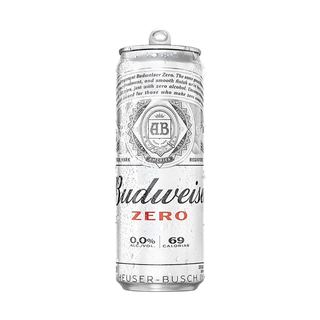 Cerveja Budweiser Zero Lata Sleek 350ml