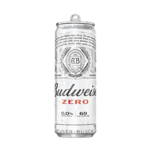 Cerveja Budweiser Zero Lata Sleek 350ml