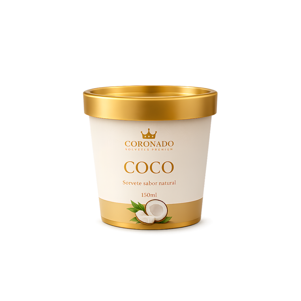 Sorvete Coronado 150ml - Côco
