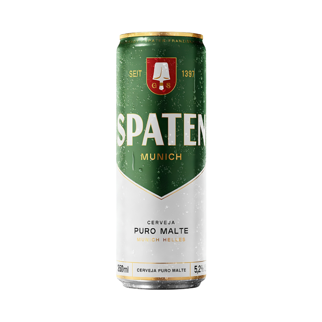 Cerveja Spaten Lata Sleek 350ml