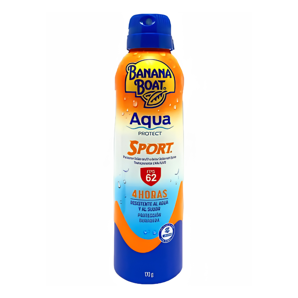 Protetor Solar Aqua Protect Spray Banana Boat Sport Performance 50 FPS - 170gr