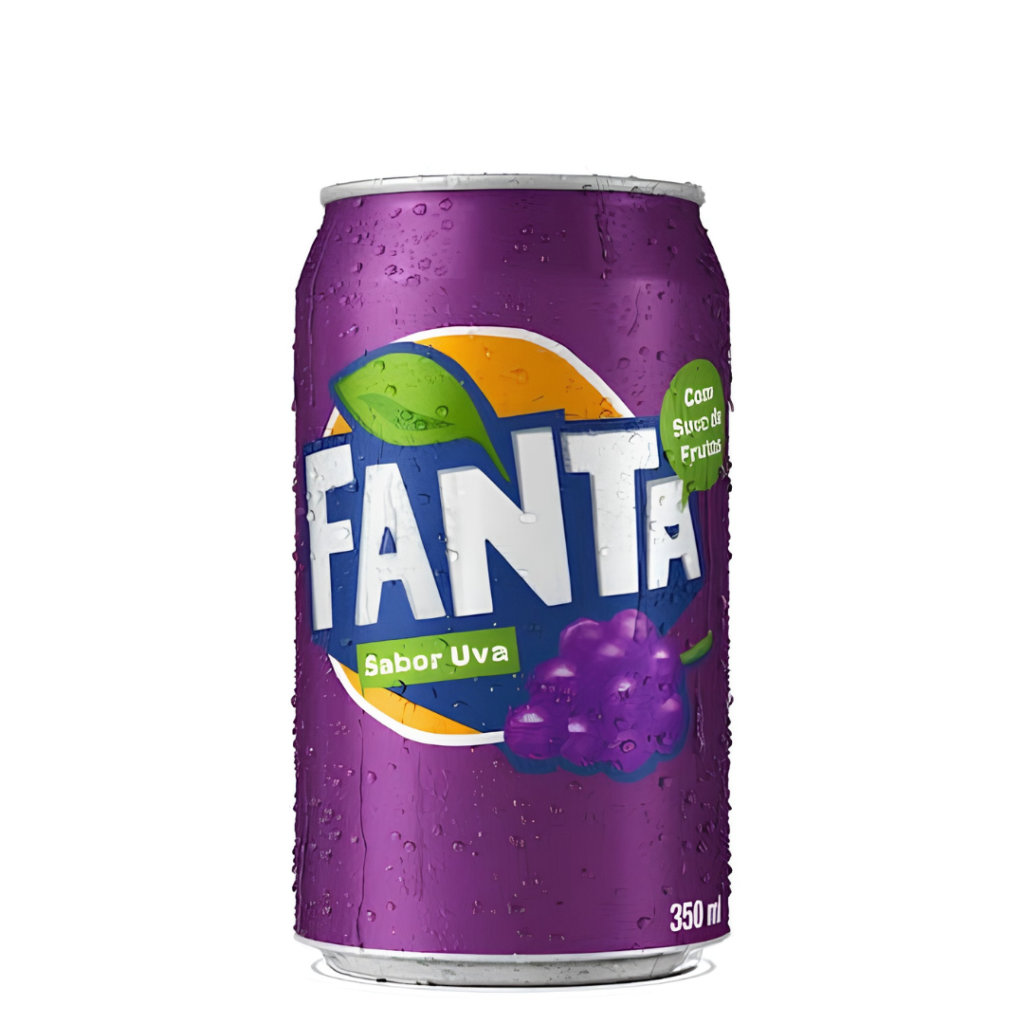 Refrigerante Fanta Uva - lata - 350ml