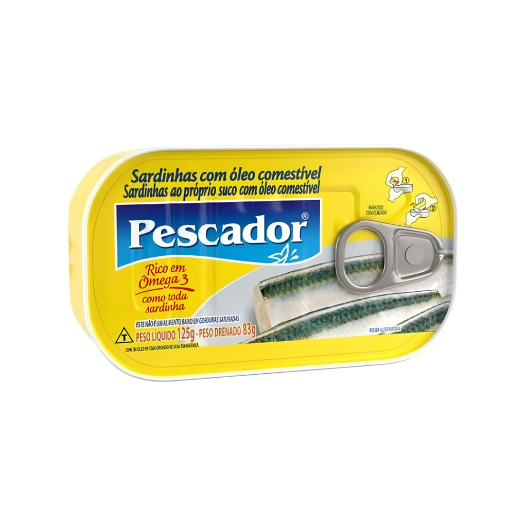 Sardinha Pescador 125gr - Óleo